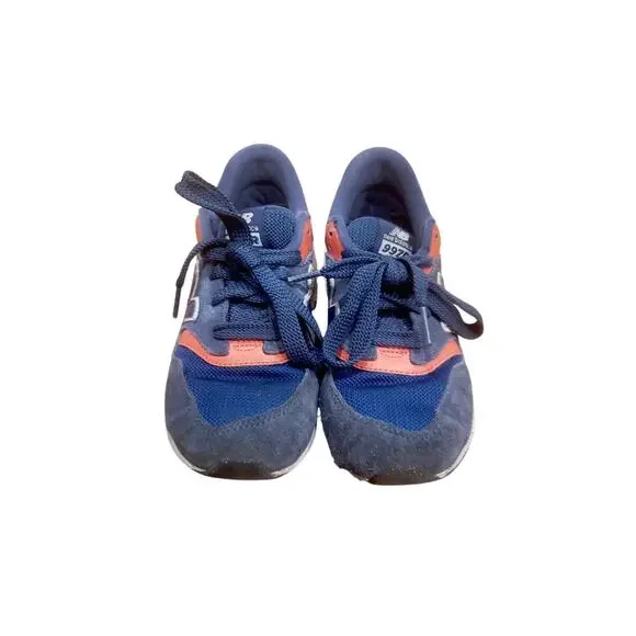 New Balance 997R Sneakers Blue/Red Boys Size 2.5 - Picture 2 of 8